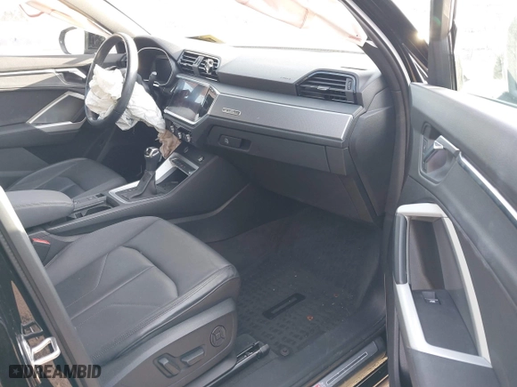 2020 Audi Q3 S line Premium Plus with VIN WA1EECF30L1105527, listed as a IAAI auction lot 41336600 with 48,457 mi miles. Bid and sale history available at carsss.com. Image 5.