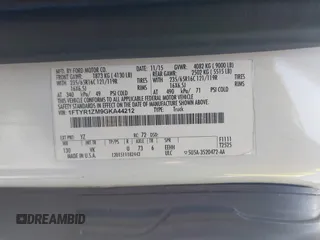 2016 Ford Transit Cargo с VIN 1FTYR1ZM9GKA44212, выставлен на аукционе IAAI как лот 42658023 с пробегом 302 509 миль миль и . История ставок и продаж доступна на DreamBid. Изображение 9.
