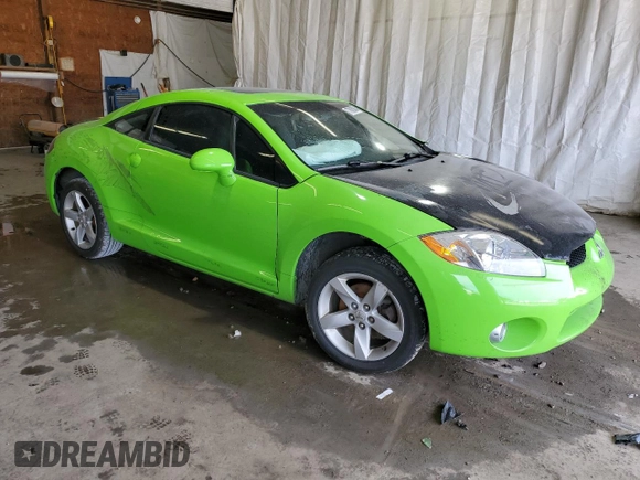 2007 Mitsubishi Eclipse GS with VIN 4A3AK24F07E000003, listed as a Copart auction lot 77862004 with 0 mi miles and Salvage Title. Bid and sale history available at carsss.com. Image 4.