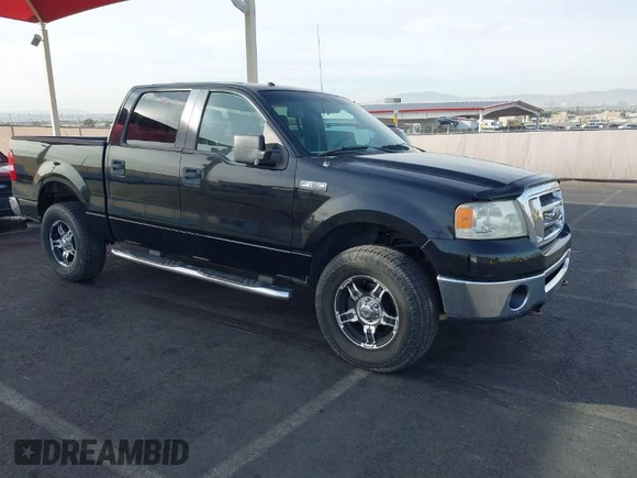 2008 Ford F-150 XLT with VIN 1FTPW14V48KD80582, listed as a IAAI auction lot 41152650 with 155,091 mi miles. Bid and sale history available at carsss.com. Image 1.