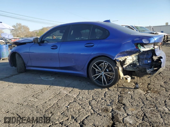 2019 BMW 3 Series 330i with VIN WBA5R1C54KAK08210, listed as a Copart auction lot 46740845 with 58,563 mi miles and Salvage Title. Bid and sale history available at carsss.com. Image 2.