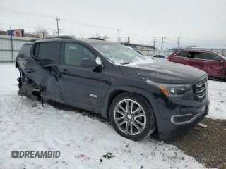 2017 GMC Acadia SLT with VIN 1GKKNVLS8HZ224570, listed as a Copart auction lot 45385165 with 75,175 mi miles and Salvage Title. Bid and sale history available at carsss.com. Image 4.