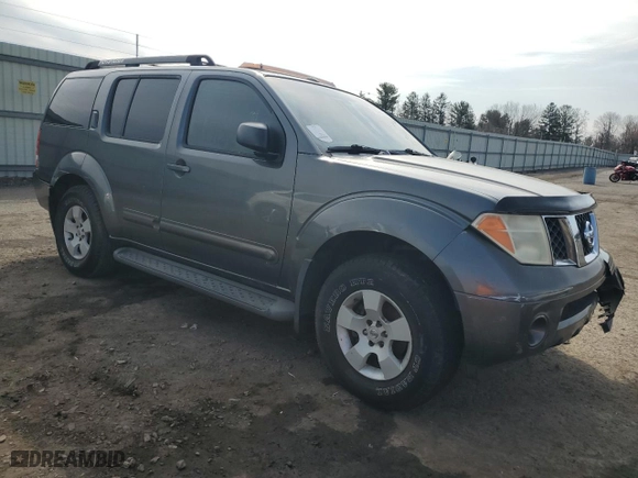2006 Nissan Pathfinder SE with VIN 5N1AR18W86C663215, listed as a Copart auction lot 50563135 with 0 mi miles and Salvage Title. Bid and sale history available at carsss.com. Image 4.