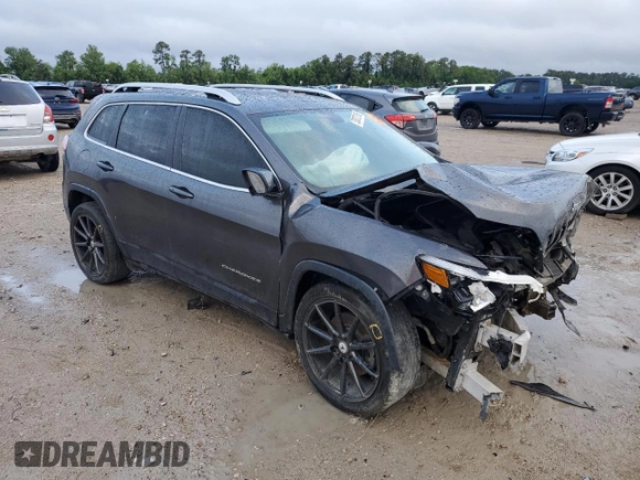 2019 Jeep Cherokee Limited with VIN 1C4PJLDB4KD154098, listed as a Copart auction lot 53872195 with 114,981 mi miles and Salvage title. Bid and sale history available at DreamBid. Image 4.