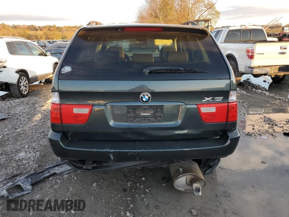 2006 BMW X5 3.0i with VIN 5UXFA13596LY39400, listed as a Copart auction lot 79711194 with 0 mi miles and Salvage Title. Bid and sale history available at carsss.com. Image 6.