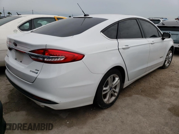 2018 Ford Fusion Hybrid SE with VIN 3FA6P0LU8JR138753, listed as a Copart auction lot 63862812 with 0 mi miles. Bid and sale history available at carsss.com. Image 4.