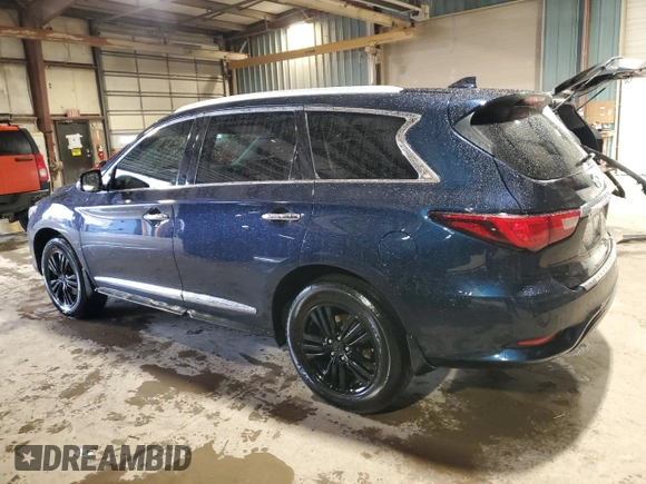2017 Infiniti QX60 with VIN 5N1DL0MM9HC549725, listed as a Copart auction lot 43271555 with 98,344 mi miles and Salvage Title. Bid and sale history available at DreamBid. Image 2.