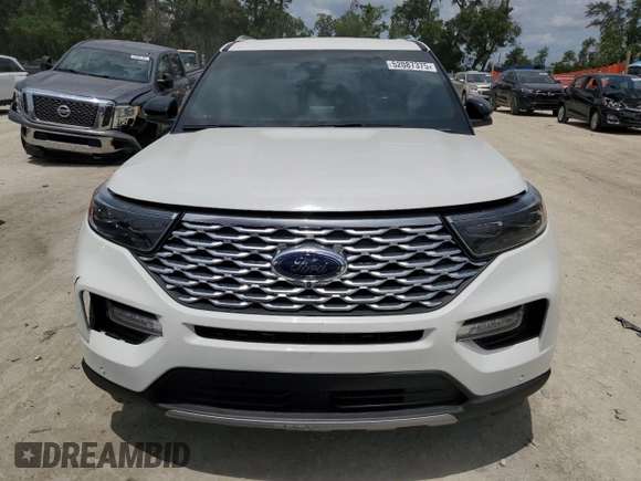 2020 Ford Explorer Platinum z VIN 1FM5K8HC9LGC49594, wystawiony jako Copart lot #52087375 z przebiegiem 38 273 mil mil oraz Szkoda całkowita • Salvage title. Historia ofert i sprzedaży dostępna na DreamBid. Obrazek 5.