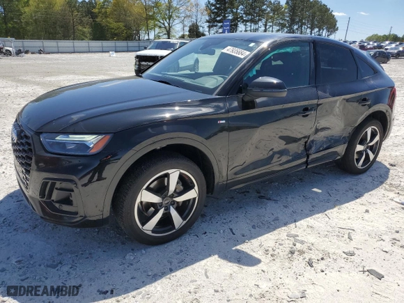 2022 Audi Q5 Sportback S line Premium Plus with VIN WA15AAFY1N2004716, listed as a Copart auction lot 47935884 with 48,818 mi miles. Bid and sale history available at carsss.com. Image 1.