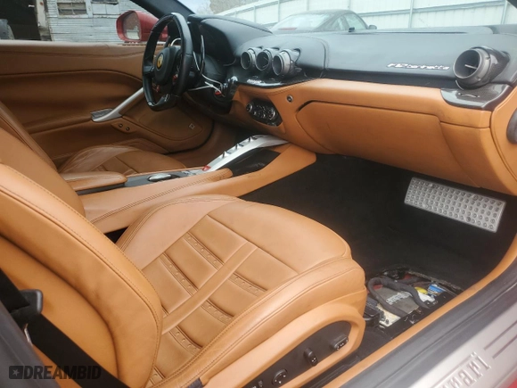 2013 Ferrari F12berlinetta with VIN ZFF74UFA7D0193622, listed as a Copart auction lot 51904615 with 0 mi miles and Salvage Title. Bid and sale history available at carsss.com. Image 12.