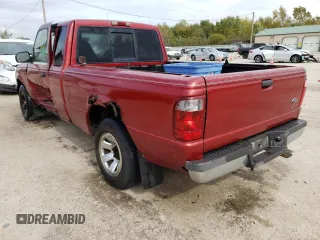 2001 Ford Ranger XL with VIN 1FTYR14V91PB18321, listed as a Copart auction lot 66154153 with 250,367 mi miles and Salvage Title. Bid and sale history available at carsss.com. Image 2.