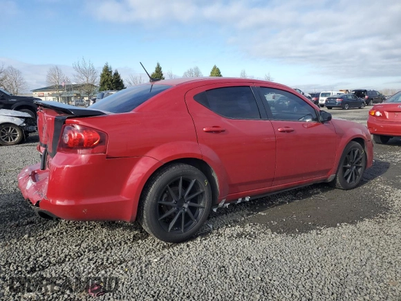 2014 Dodge Avenger SE with VIN 1C3CDZAB7EN175589, listed as a Copart auction lot 42461145 with 154,977 mi miles and Salvage Title. Bid and sale history available at carsss.com. Image 3.