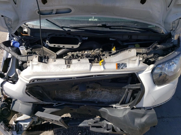 2022 Ford Transit Cargo with VIN 1FTBR3U88NKA64508, listed as a Copart auction lot 55091405 with 81,200 mi miles and Salvage Title. Bid and sale history available at DreamBid. Image 12.