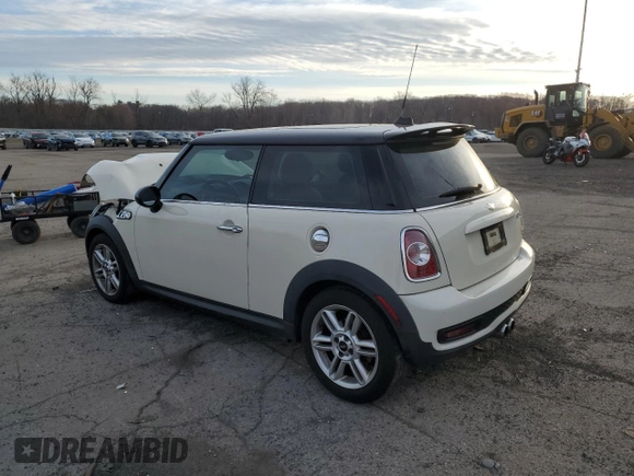 2011 MINI Hardtop S with VIN WMWSV3C54BTY14010, listed as a Copart auction lot 50754225 with 69,852 mi miles and Salvage Title. Bid and sale history available at DreamBid. Image 2.