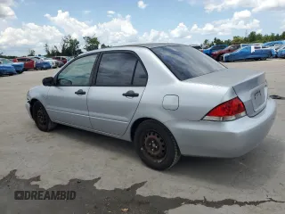 2006 Mitsubishi Lancer with VIN JA3AJ16E56U005818, listed as a Copart auction lot 60749615 with 155,194 mi miles and Salvage title. Bid and sale history available at DreamBid. Image 2.