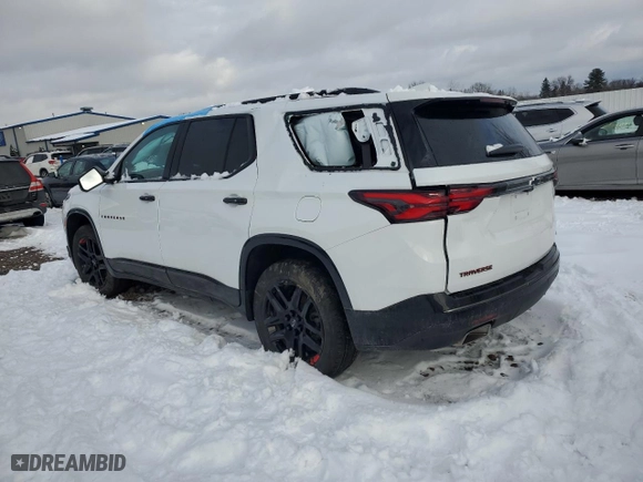 2022 Chevrolet Traverse Premier with VIN 1GNEVKKW1NJ122038, listed as a Copart auction lot 86277694 with 28,513 mi miles and Salvage Title. Bid and sale history available at carsss.com. Image 2.