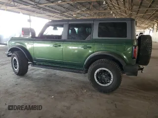 2022 Ford Bronco with VIN 1FMEE5DP3NLB22400, listed as a Copart auction lot 56229705 with 10,845 mi miles and Salvage title. Bid and sale history available at DreamBid. Image 2.
