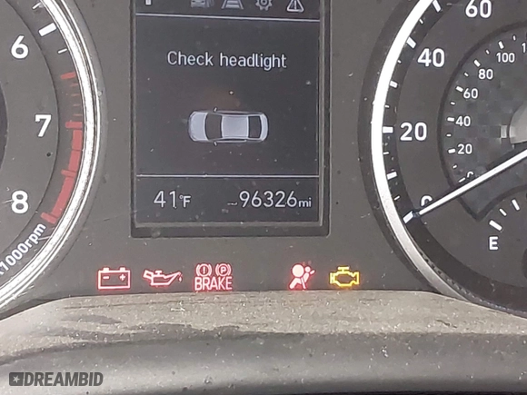 2019 Hyundai Elantra Preferred with VIN KMHD84LF9KU735813, listed as a IAAI auction lot 41073996 with 96,326 mi miles. Bid and sale history available at carsss.com. Image 16.