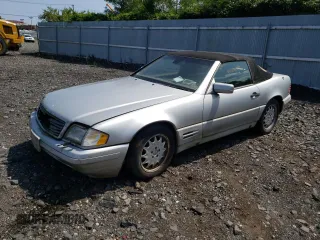 1997 Mercedes-Benz SL-Class with VIN WDBFA67FXVF142041, listed as a Copart auction lot 69598214 with 0 mi miles and Clean Title. Bid and sale history available at carsss.com. Image 1.