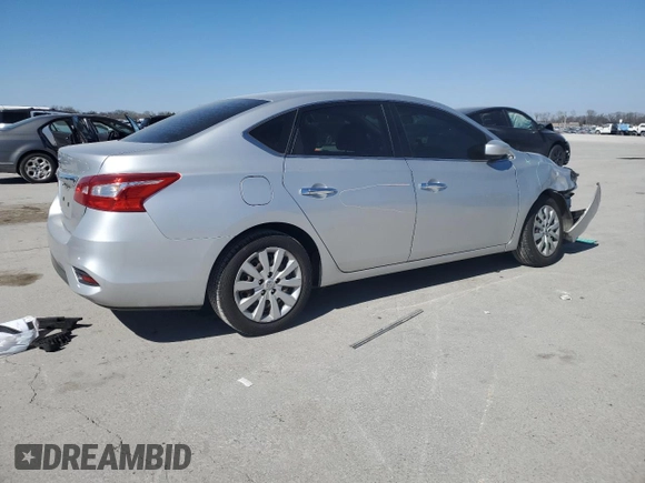 2016 Nissan Sentra SV with VIN 3N1AB7AP8GY218340, listed as a Copart auction lot 46777335 with 154,831 mi miles and Salvage Title. Bid and sale history available at DreamBid. Image 3.