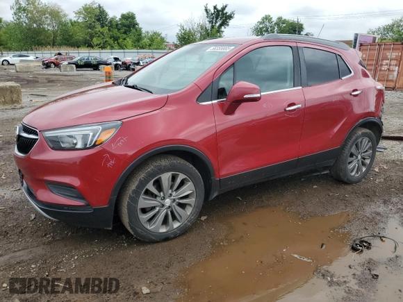 2017 Buick Encore Preferred with VIN KL4CJASB0HB006731, listed as a Copart auction lot 58355885 with 82,210 mi miles and Salvage title. Bid and sale history available at DreamBid. Image 1.