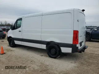 2024 Mercedes-Benz Sprinter Cargo with VIN W1Y4KBHY1RT188908, listed as a Copart auction lot 46227725 with 4,828 mi miles and Non Repairable. Bid and sale history available at carsss.com. Image 2.