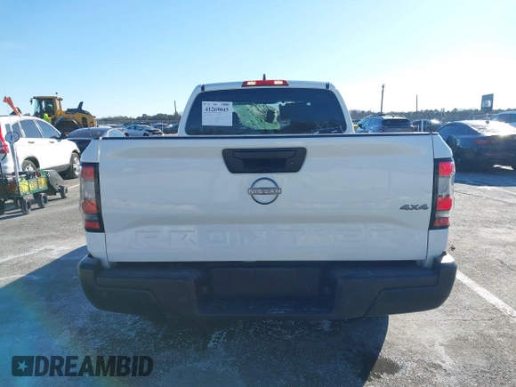 2022 Nissan Frontier S with VIN 1N6ED1CMXNN684674, listed as a IAAI auction lot 41269045 with Not provided miles and . Bid and sale history available at DreamBid. Image 16.