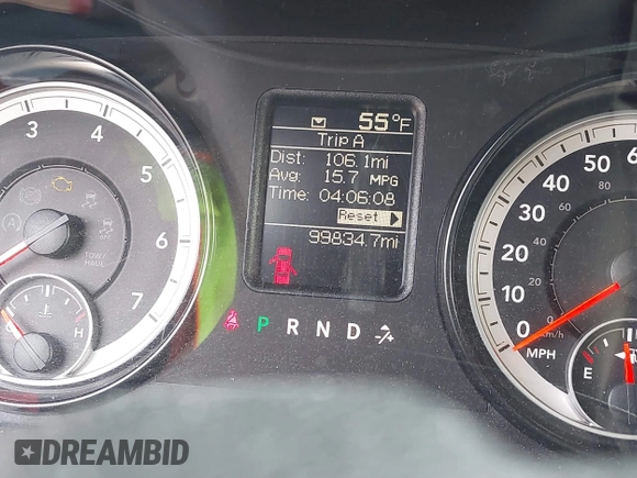 2014 Ram 1500 Express with VIN 1C6RR6KT1ES398376, listed as a IAAI auction lot 41393458 with 99,834 mi miles. Bid and sale history available at carsss.com. Image 14.