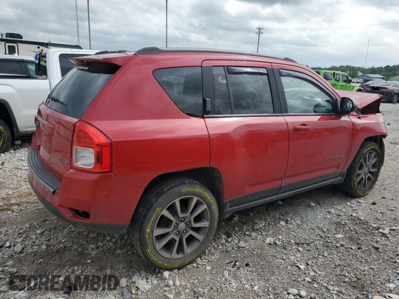 2016 Jeep Compass Sport SE with VIN 1C4NJDBB0GD759999, listed as a Copart auction lot 56983255 with 69,548 mi miles and Salvage title. Bid and sale history available at DreamBid. Image 3.