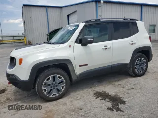 2015 Jeep Renegade Trailhawk z VIN ZACCJBCT2FPB85764, wystawiony jako Copart lot #58965465 z przebiegiem 80 440 mil mil oraz Szkoda całkowita • Salvage title. Historia ofert i sprzedaży dostępna na DreamBid. Obrazek 1.