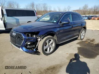 2024 Audi Q5 S line Prestige with VIN WA1FAAFY5R2024106, listed as a Copart auction lot 79076564 with 23,196 mi miles and Salvage title. Bid and sale history available at DreamBid. Image 1.