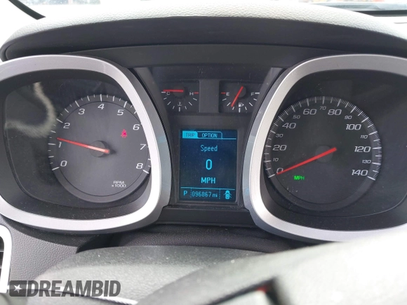 2014 Chevrolet Equinox LS z VIN 1GNALAEKXEZ101696, wystawiony jako IAAI lot #41911239 z przebiegiem 96 867 mil mil oraz . Historia ofert i sprzedaży dostępna na DreamBid. Obrazek 7.