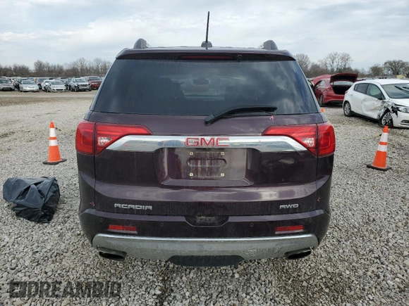 2018 GMC Acadia Denali with VIN 1GKKNXLS0JZ185362, listed as a Copart auction lot 51162445 with 105,278 mi miles and Salvage Title. Bid and sale history available at DreamBid. Image 6.
