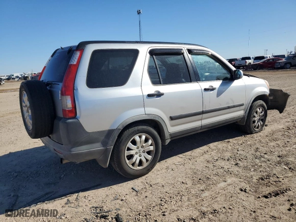 2006 Honda CR-V EX with VIN JHLRD788X6C059744, listed as a Copart auction lot 89284255 with 145,636 mi miles and Salvage Title. Bid and sale history available at carsss.com. Image 3.
