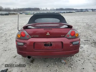 2003 Mitsubishi Eclipse GT with VIN 4A3AE55H53E102304, listed as a Copart auction lot 80962644 with 134,894 mi miles and Clean Title. Bid and sale history available at carsss.com. Image 6.