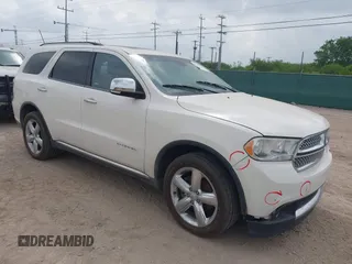 2011 Dodge Durango Citadel with VIN 1D4SD5GTXBC663963, listed as a IAAI auction lot 42163491 with 188,277 mi miles and . Bid and sale history available at DreamBid. Image 1.