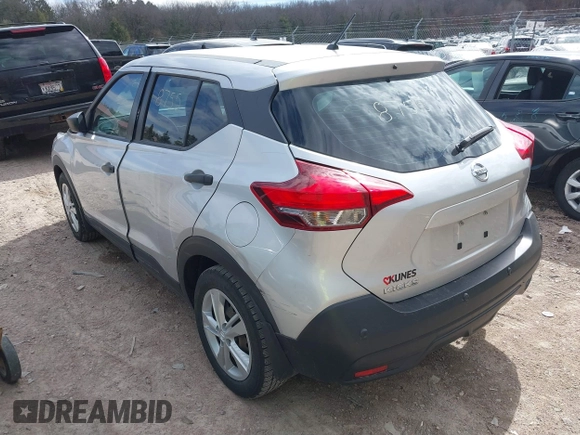 2020 Nissan Kicks S with VIN 3N1CP5BV0LL562392, listed as a IAAI auction lot 41808755 with 79,857 mi miles. Bid and sale history available at carsss.com. Image 3.