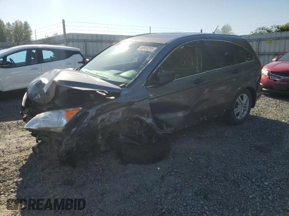 2011 Honda CR-V EX with VIN JHLRE4H57BC033761, listed as a Copart auction lot 54958055 with 116,314 mi miles and Salvage Title. Bid and sale history available at carsss.com. Image 1.