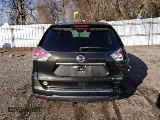 2015 Nissan Rogue SV with VIN 5N1AT2MV7FC753556, listed as a Copart auction lot 52432645 with 159,302 mi miles and Salvage Title. Bid and sale history available at carsss.com. Image 6.