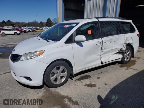 2014 Toyota Sienna LE AAS with VIN 5TDKK3DC2ES473234, listed as a Copart auction lot 45883065 with 109,243 mi miles and Clean Title. Bid and sale history available at DreamBid. Image 1.