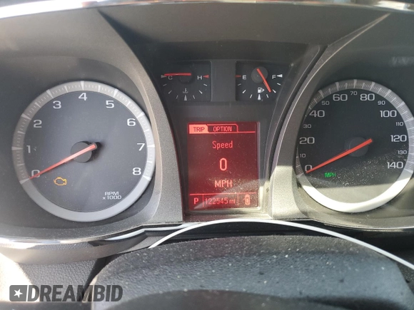 2016 GMC Terrain SLE with VIN 2GKALMEK4G6353280, listed as a Copart auction lot 53374655 with 122,545 mi miles and Clean Title. Bid and sale history available at DreamBid. Image 9.