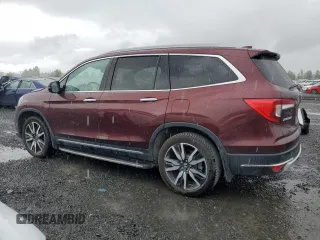 2019 Honda Pilot Touring 8-Passenger with VIN 5FNYF6H94KB056213, listed as a Copart auction lot 56429585 with 106,735 mi miles and Salvage title. Bid and sale history available at DreamBid. Image 2.