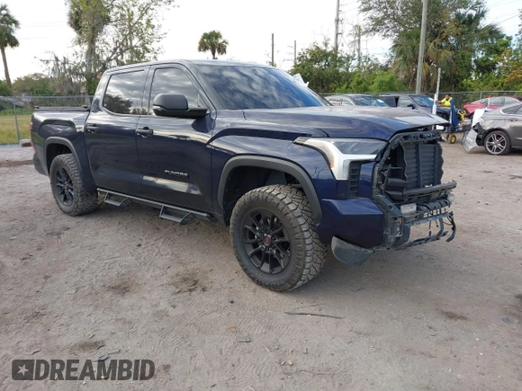 2022 Toyota Tundra 2WD SR5 with VIN 5TFLA5AB3NX009183, listed as a IAAI auction lot 41029101 with 104,806 mi miles. Bid and sale history available at carsss.com. Image 1.