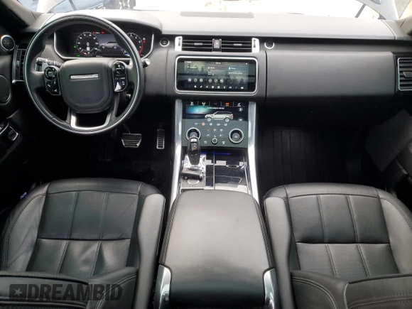 2021 Land Rover Range Rover Sport HSE Silver Edition with VIN SALWR2SU2MA752867, listed as a Copart auction lot 48233955 with 21,411 mi miles and Salvage title. Bid and sale history available at DreamBid. Image 8.