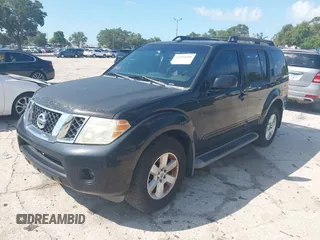 2008 Nissan Pathfinder LE with VIN 5N1AR18U48C654786, listed as a IAAI auction lot 42594509 with 181,691 mi miles and . Bid and sale history available at DreamBid. Image 2.