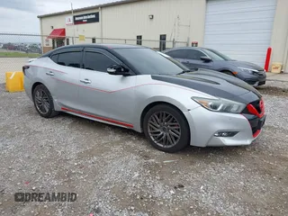 2018 Nissan Maxima SR with VIN 1N4AA6AP8JC379772, listed as a IAAI auction lot 42216050 with 131,394 mi miles and . Bid and sale history available at DreamBid. Image 1.