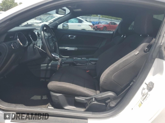 2015 Ford Mustang V6 with VIN 1FA6P8AM0F5350767, listed as a Copart auction lot 59239465 with 109,097 mi miles and Salvage title. Bid and sale history available at DreamBid. Image 7.