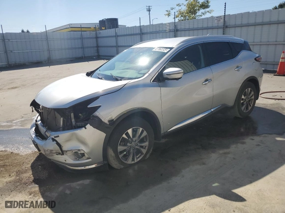 2016 Nissan Murano SL with VIN 5N1AZ2MH2GN144521, listed as a Copart auction lot 74675954 with 105,166 mi miles and Clean Title. Bid and sale history available at carsss.com. Image 1.