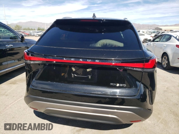 2023 Lexus RX with VIN 2T2BAMBA1PC008994, listed as a Copart auction lot 72035273 with 9,513 mi miles. Bid and sale history available at carsss.com. Image 6.