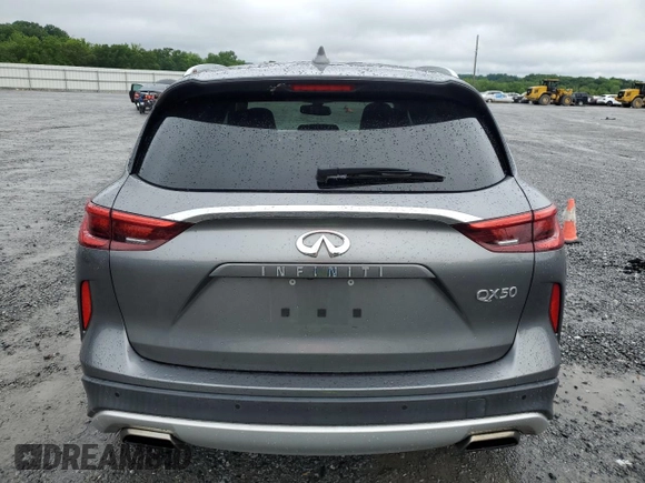 2019 Infiniti QX50 Essential with VIN 3PCAJ5M37KF107957, listed as a Copart auction lot 58545645 with 130,535 mi miles and Salvage title. Bid and sale history available at DreamBid. Image 6.